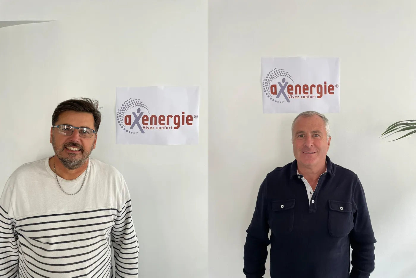 Xavier et Didier, les deux gérants de Maintenance Énergies